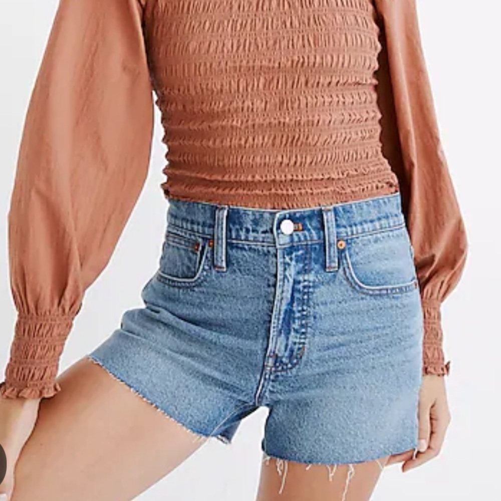 Madewell Light Blue Denim Jean Shorts